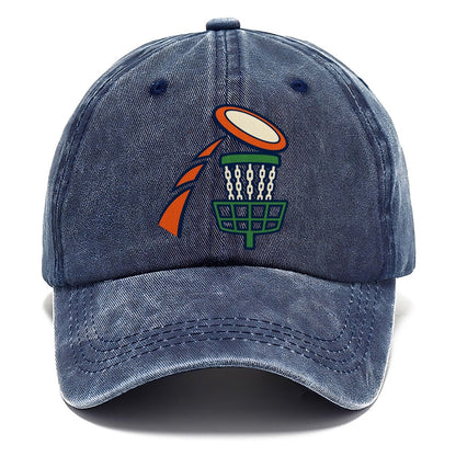 Disc Landing Arc Disc Golf Classic Cap – Twilight Navy