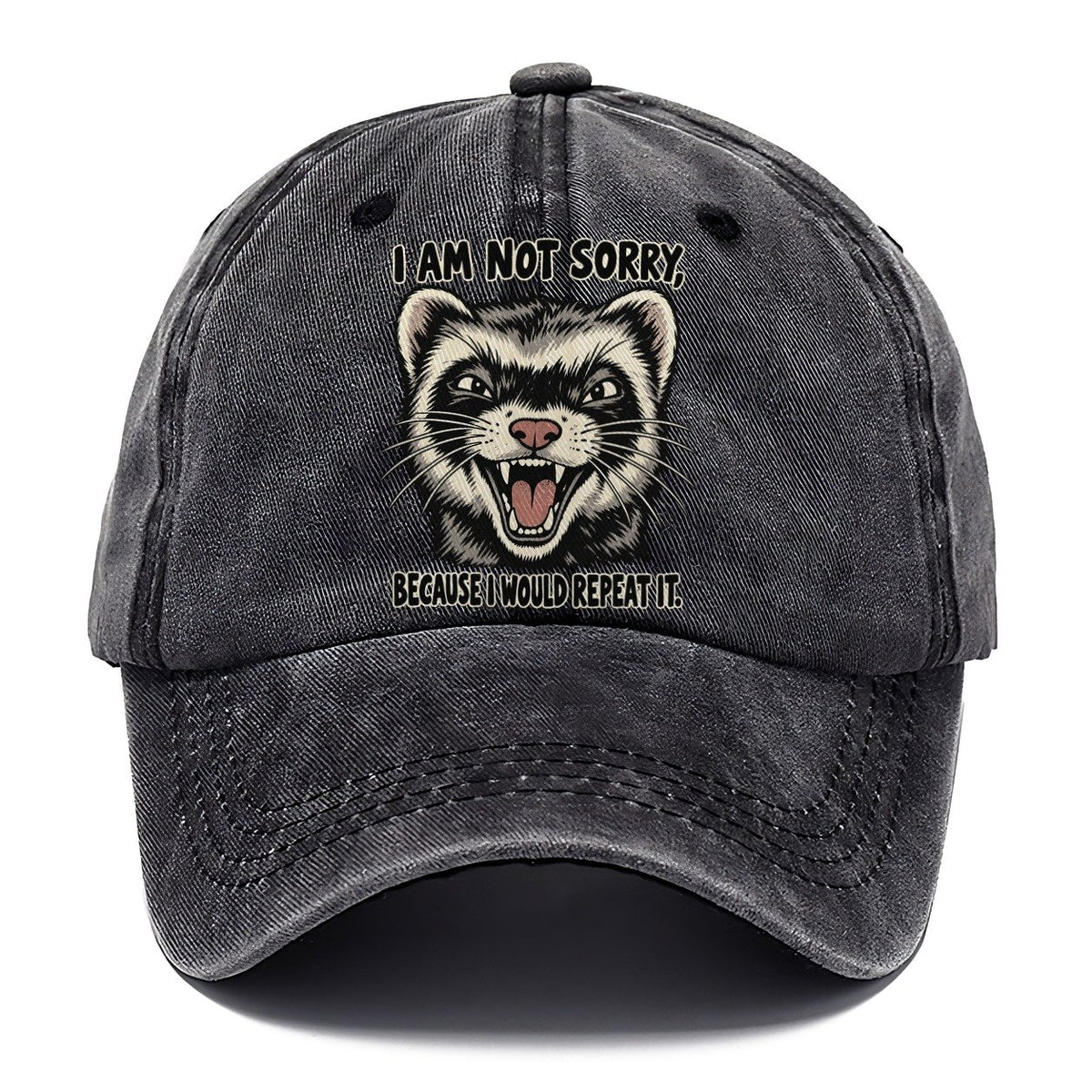 I Am Not Sorry Feral Logic Classic Cap – Graphite