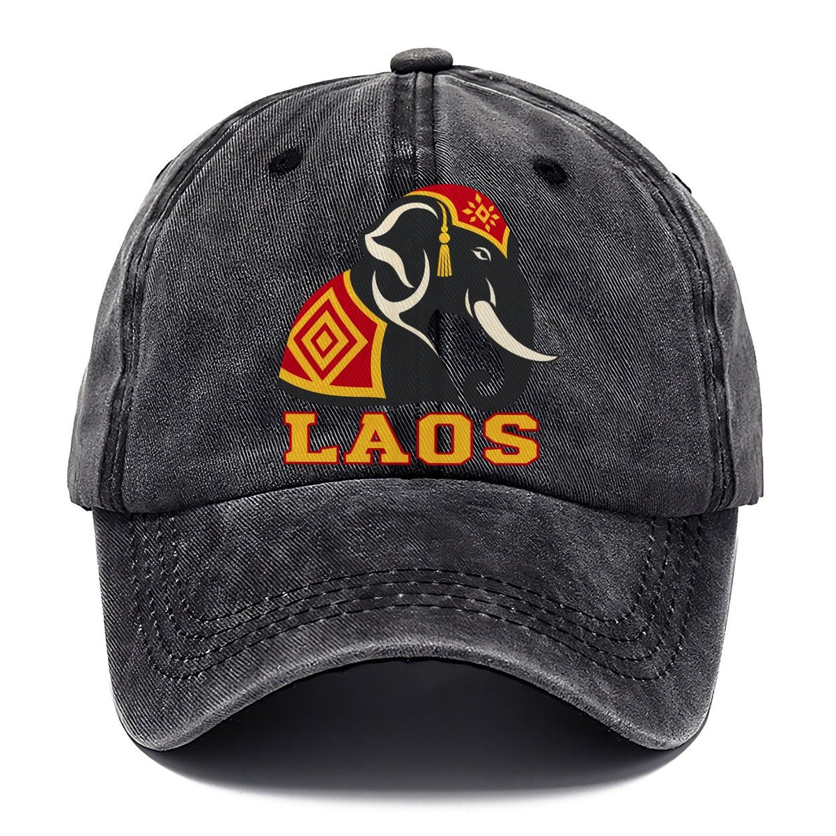 LAOS Elephant Classic Cap – Graphite