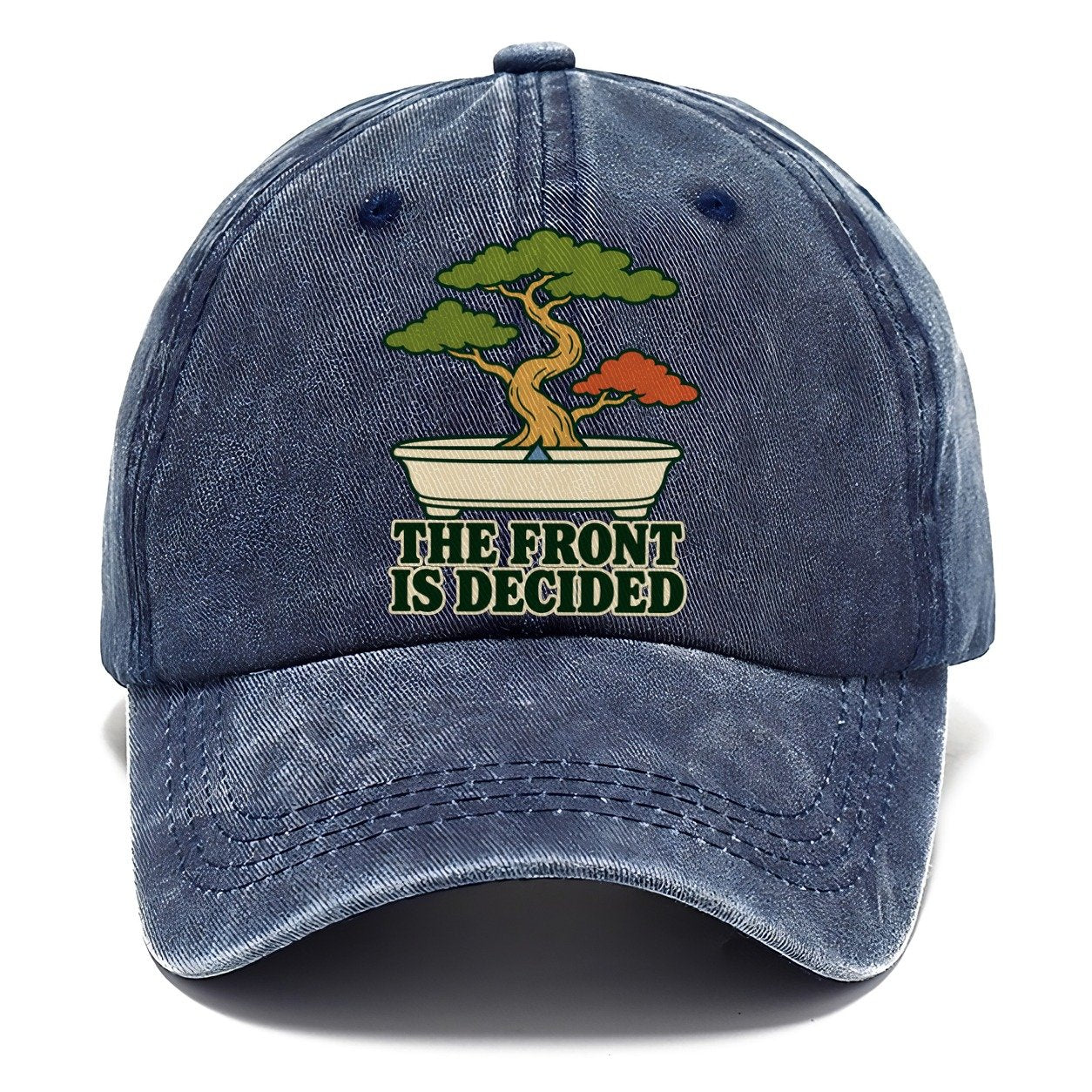 The Front Is Decided Bonsai Classic Cap – Twilight Navy