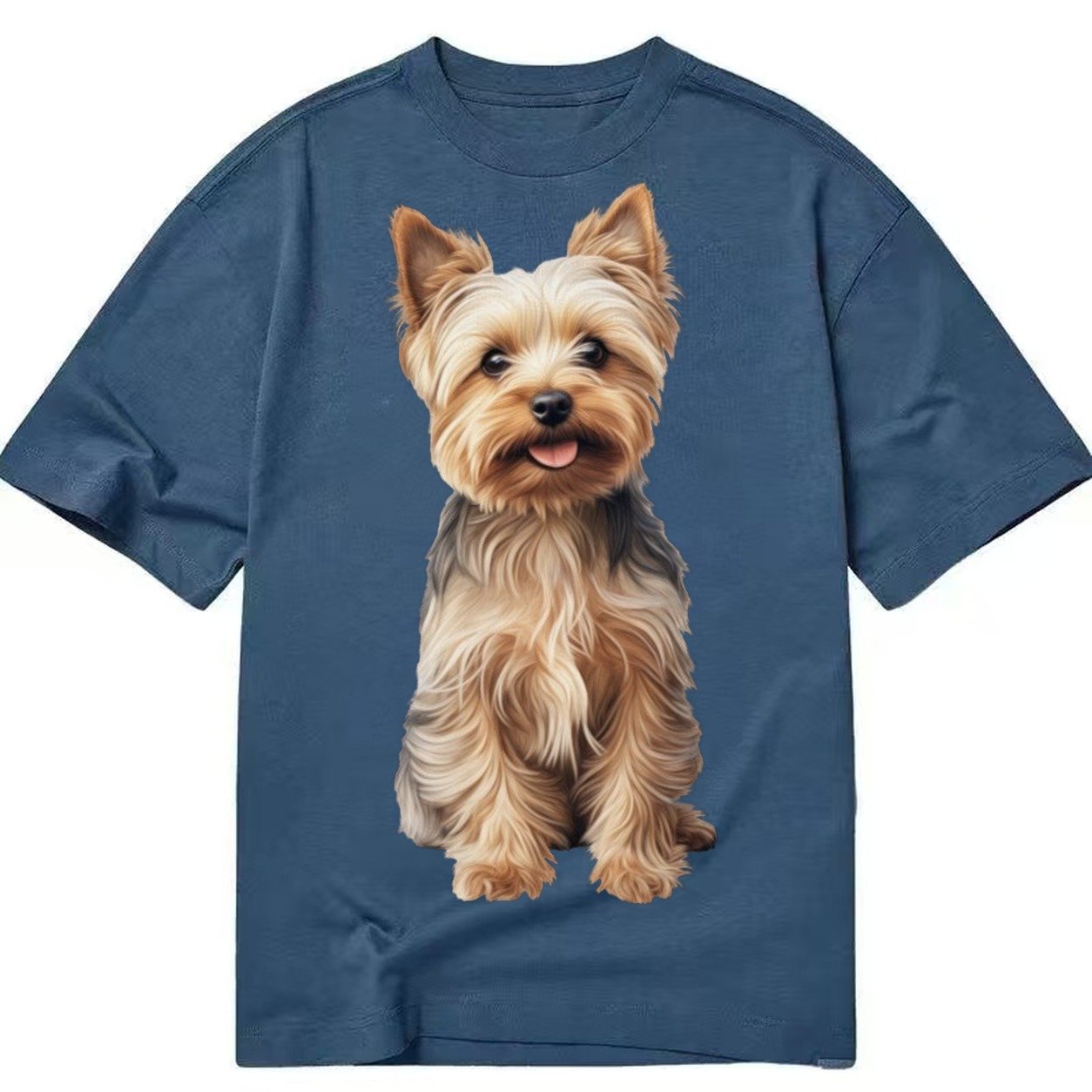 Yorkshire Terrier Dog Classic T-shirt – Twilight Navy