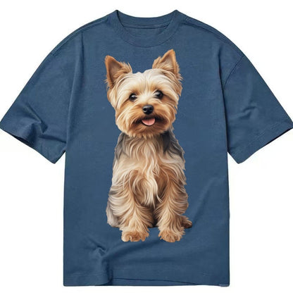 Yorkshire Terrier Dog Classic T-shirt – Twilight Navy