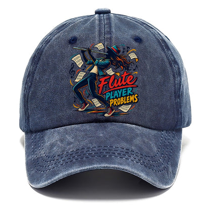 Flute Player Problems Music Instruments Classic Cap – Twilight Navy