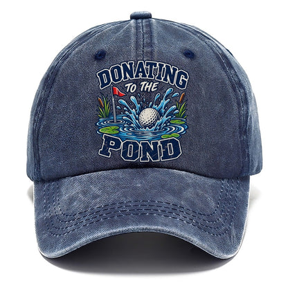 Donating To The Pond Golf Life Classic Cap – Twilight Navy