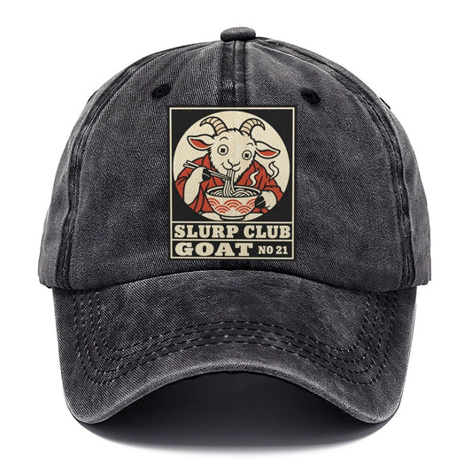 Goat Anything Slurp Club Classic Cap – Graphite