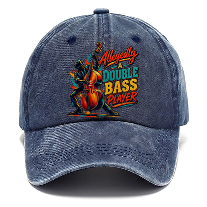 Allegedly A Double Bass Player Music Instruments Classic Cap – Twilight Navy