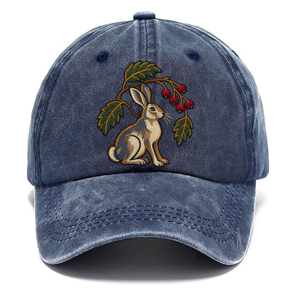 Scottish Rowan And Mountain Hare Uk Culture Heritage Classic Cap – Twilight Navy
