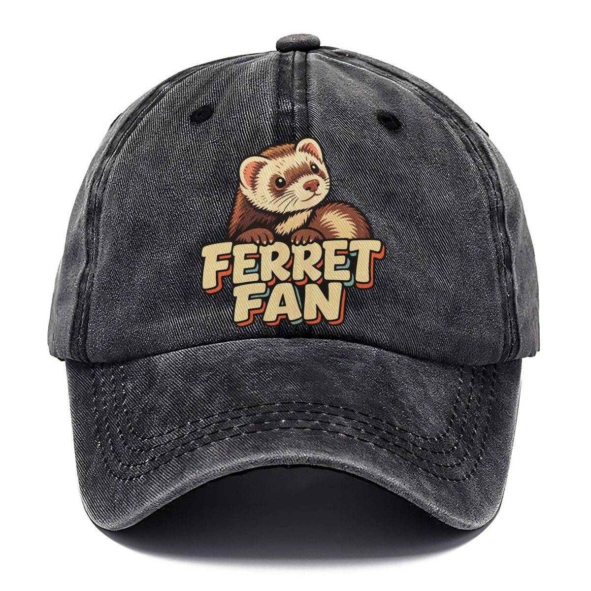 Ferret Fan Small Pet Logos Classic Cap – Graphite