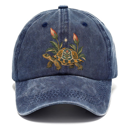 Tortoise Night Garden Gentle Wild Classic Cap – Twilight Navy