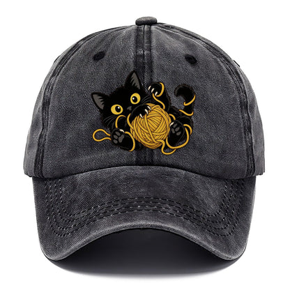 Black Cat Yarn Tangle Fan Favorites Classic Cap – Graphite