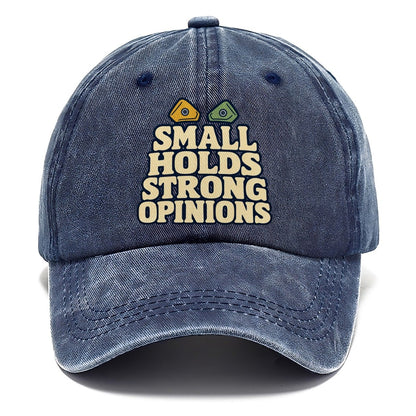 Small Holds Strong Opinions Rock Climbing Classic Cap – Twilight Navy
