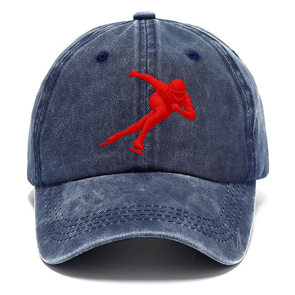 Speed Skater Corner Lean Micro Motion Mark Classic Cap – Twilight Navy