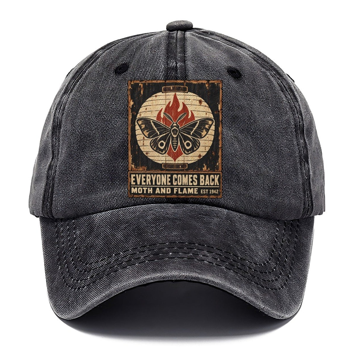 Moth And Flame Izakaya Rules Classic Cap – Graphite