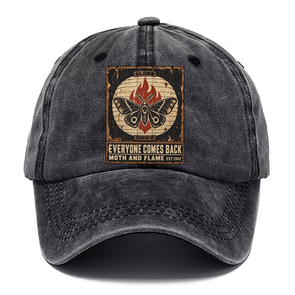 Moth And Flame Izakaya Rules Classic Cap – Graphite