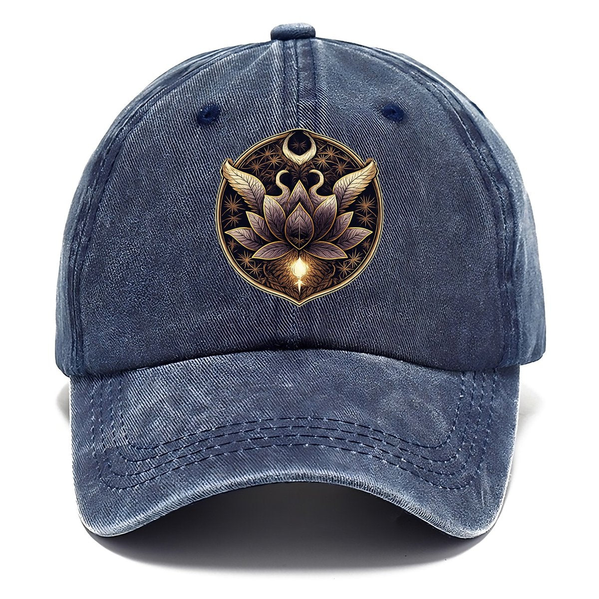 Celestial Lotus Balance Classic Cap – Twilight Navy