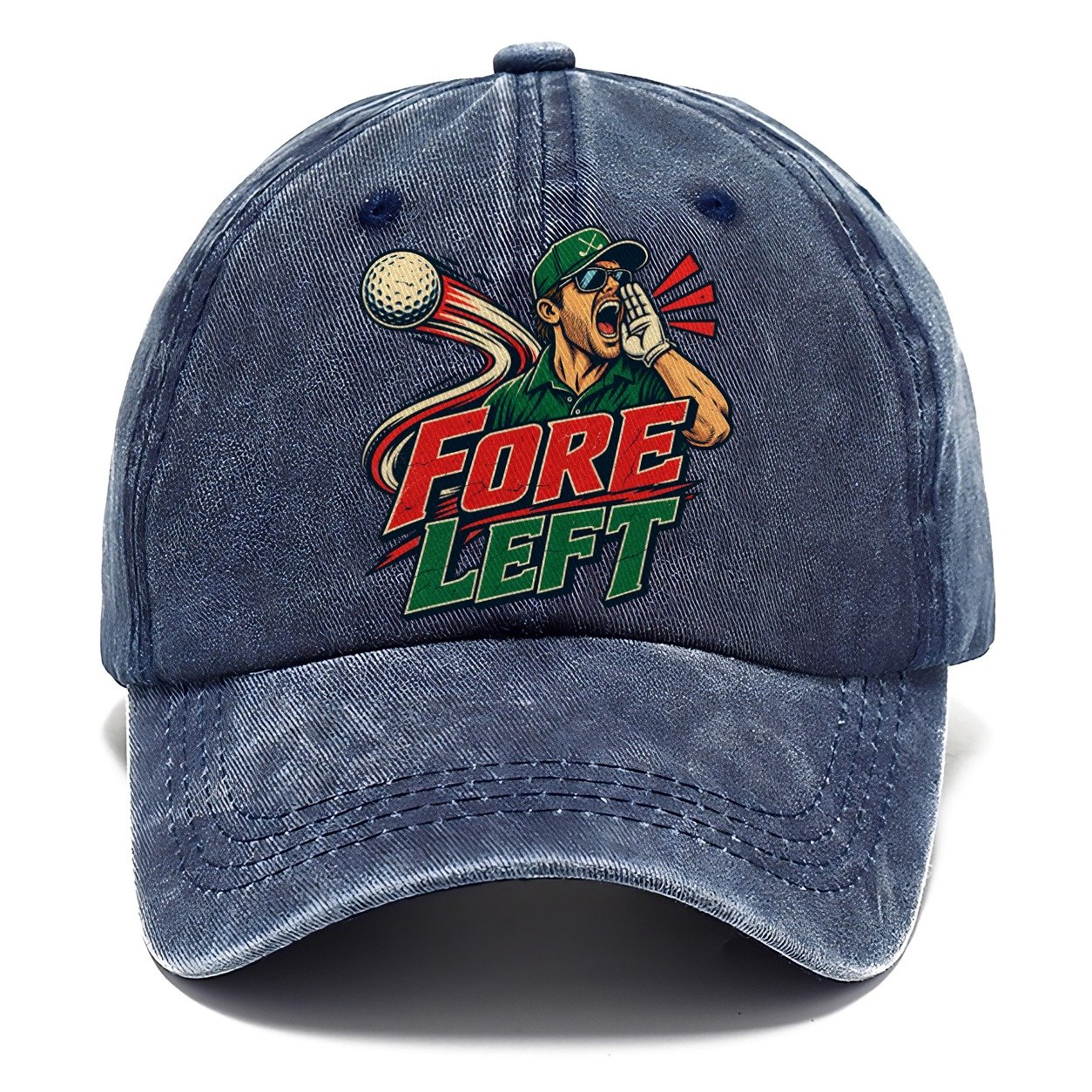Fore Left Golf Life Classic Cap – Twilight Navy