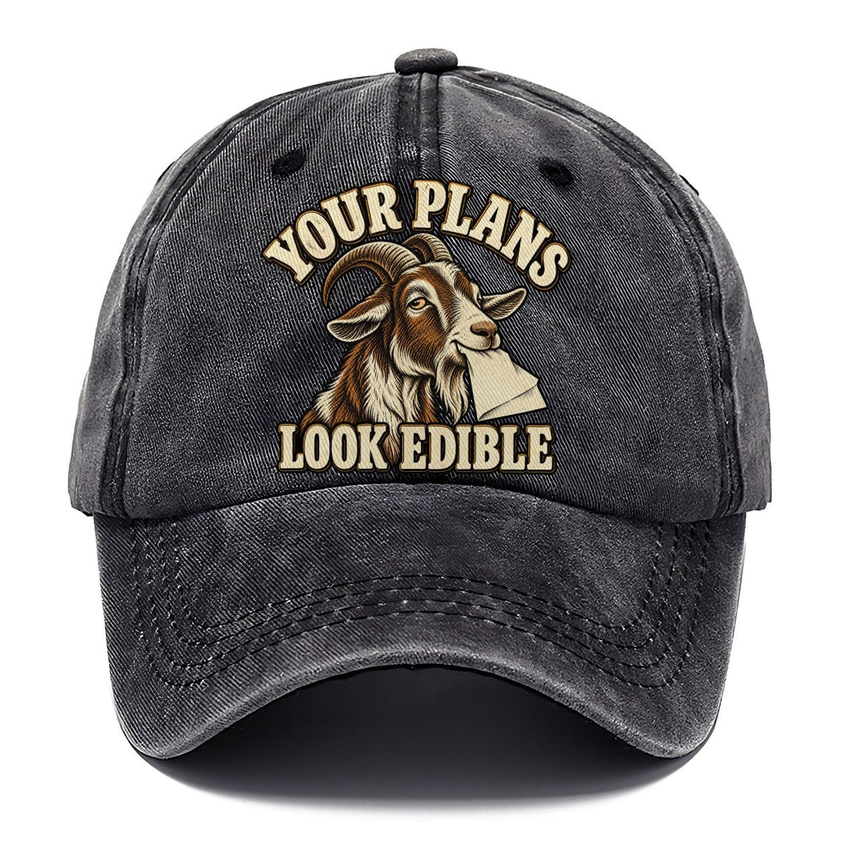Goat Edible Plans Character Club Classic Cap – Graphite
