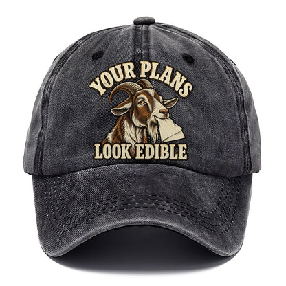 Goat Edible Plans Character Club Classic Cap – Graphite