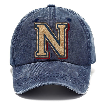 Varsity Chenille N Monogram Classic Cap – Twilight Navy