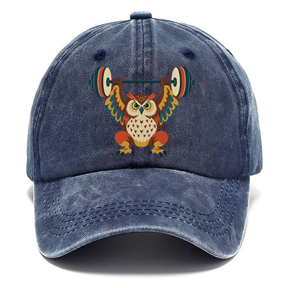 Owl Overhead Squat Animal Lifters Classic Cap – Twilight Navy