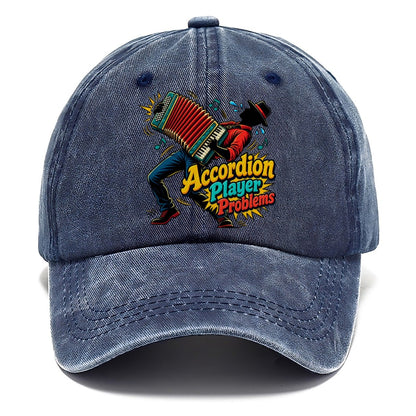 Accordion Player Problems Music Instruments Classic Cap – Twilight Navy