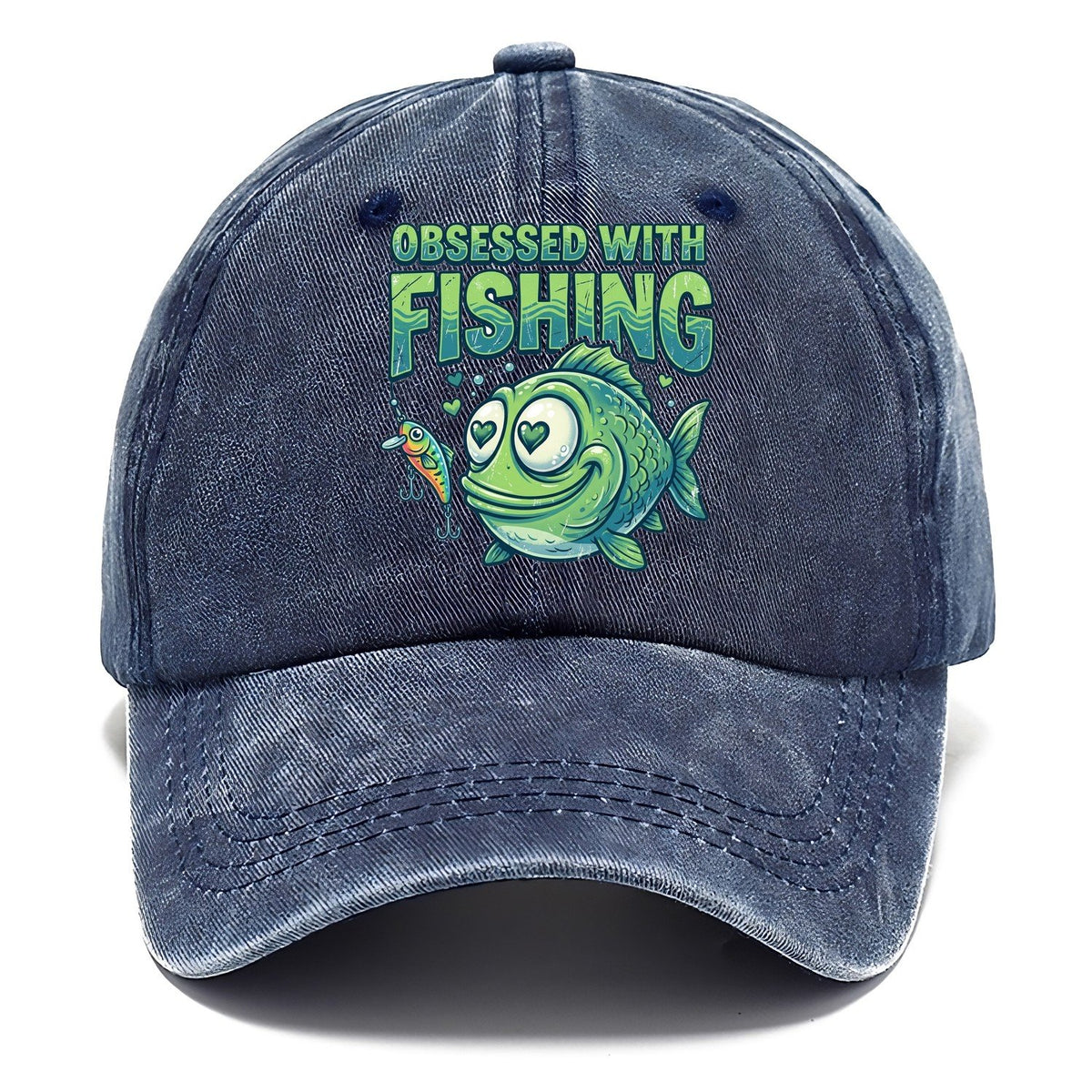 Obsessed With Fishing Classic Cap – Twilight Navy