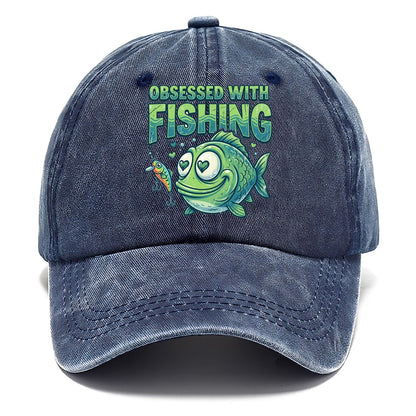 Obsessed With Fishing Classic Cap – Twilight Navy