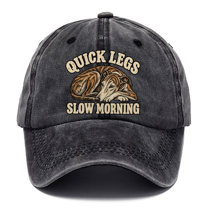 Greyhound Slow Morning Character Club Classic Cap – Graphite