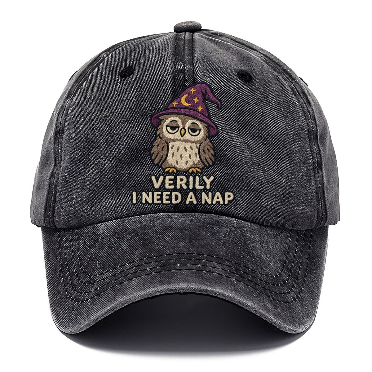 Owl Wizard Weary Court Classic Cap – Graphite