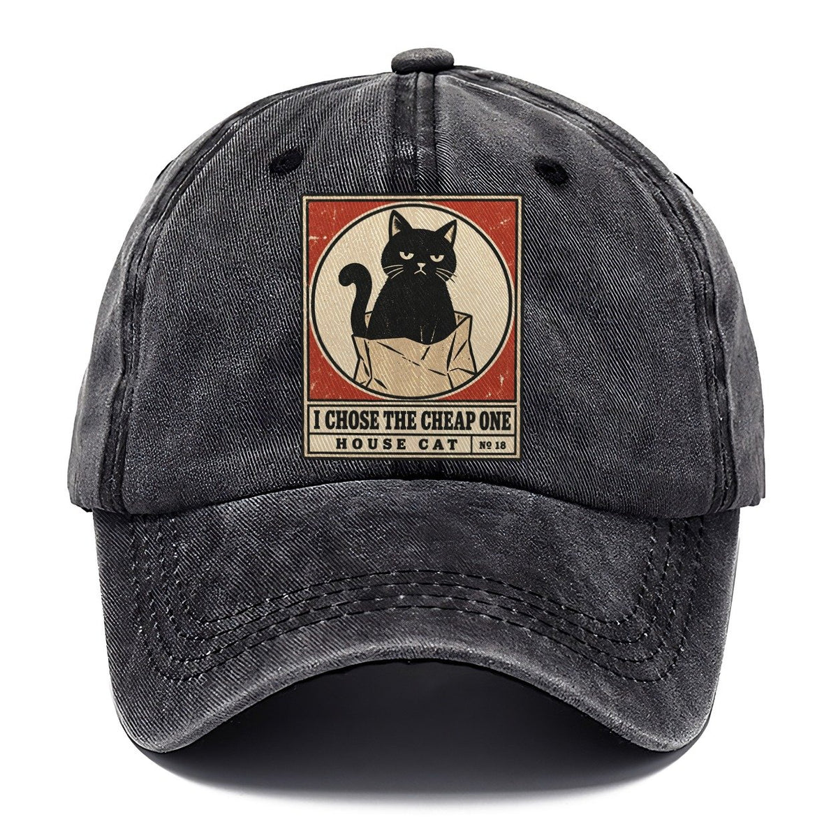 I Chose The Cheap One Neko Says No Classic Cap – Graphite