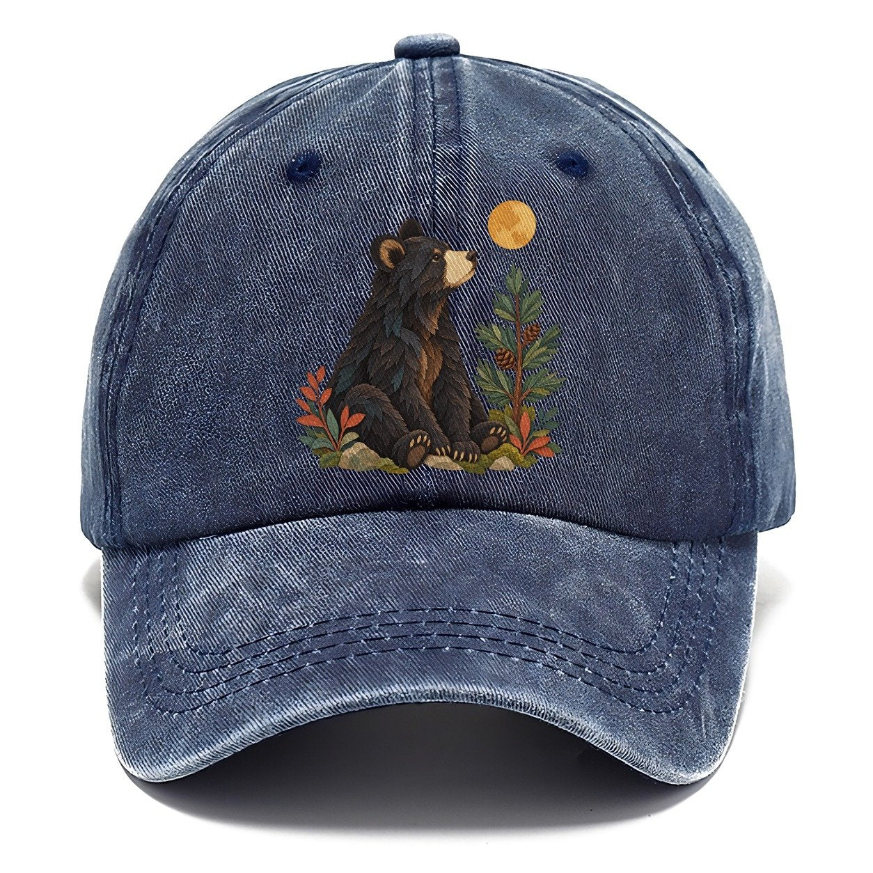 Small Bear Pine Moon Gentle Wild Classic Cap – Twilight Navy