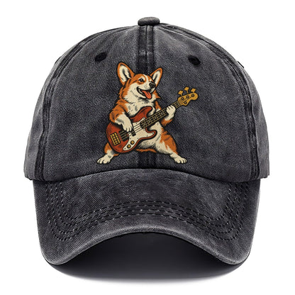 Corgi Bass Player Sundown Familiars Classic Cap – Graphite