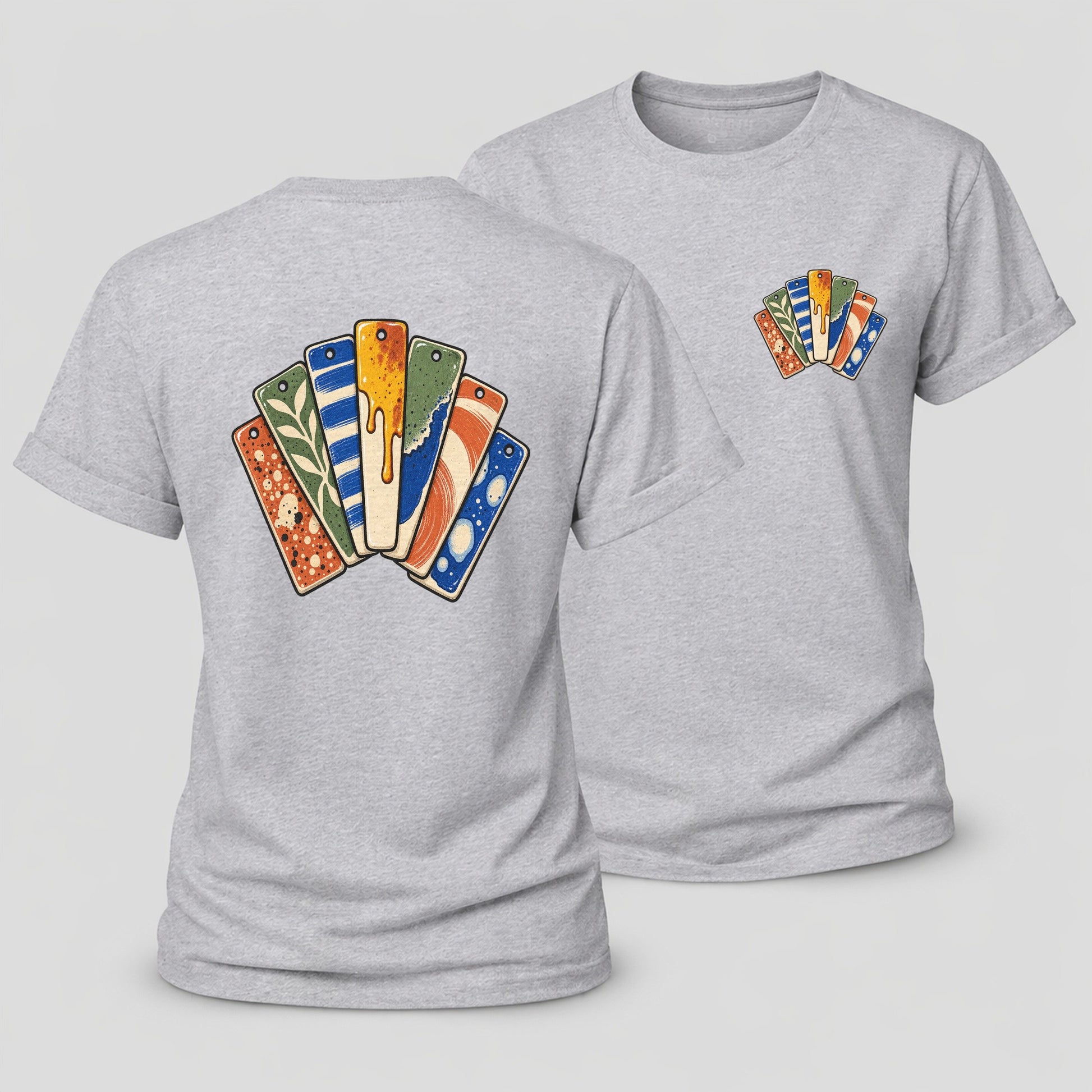 Glaze Test Fan Clay Color Makers Women's Cotton T-Shirt – Sport Grey