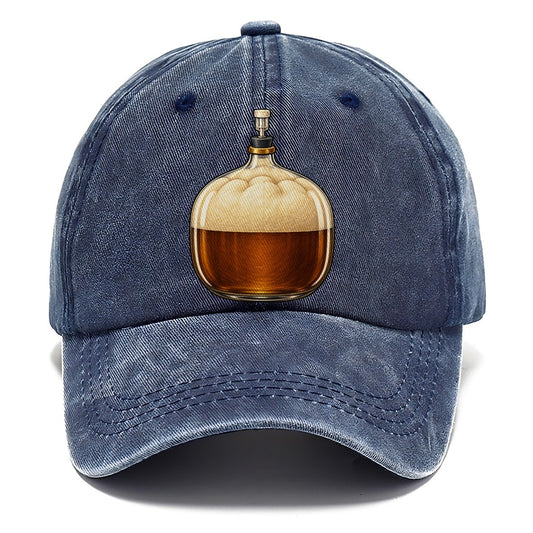 Carboy Of Fermenting Wort Homebrewing Classic Cap – Twilight Navy