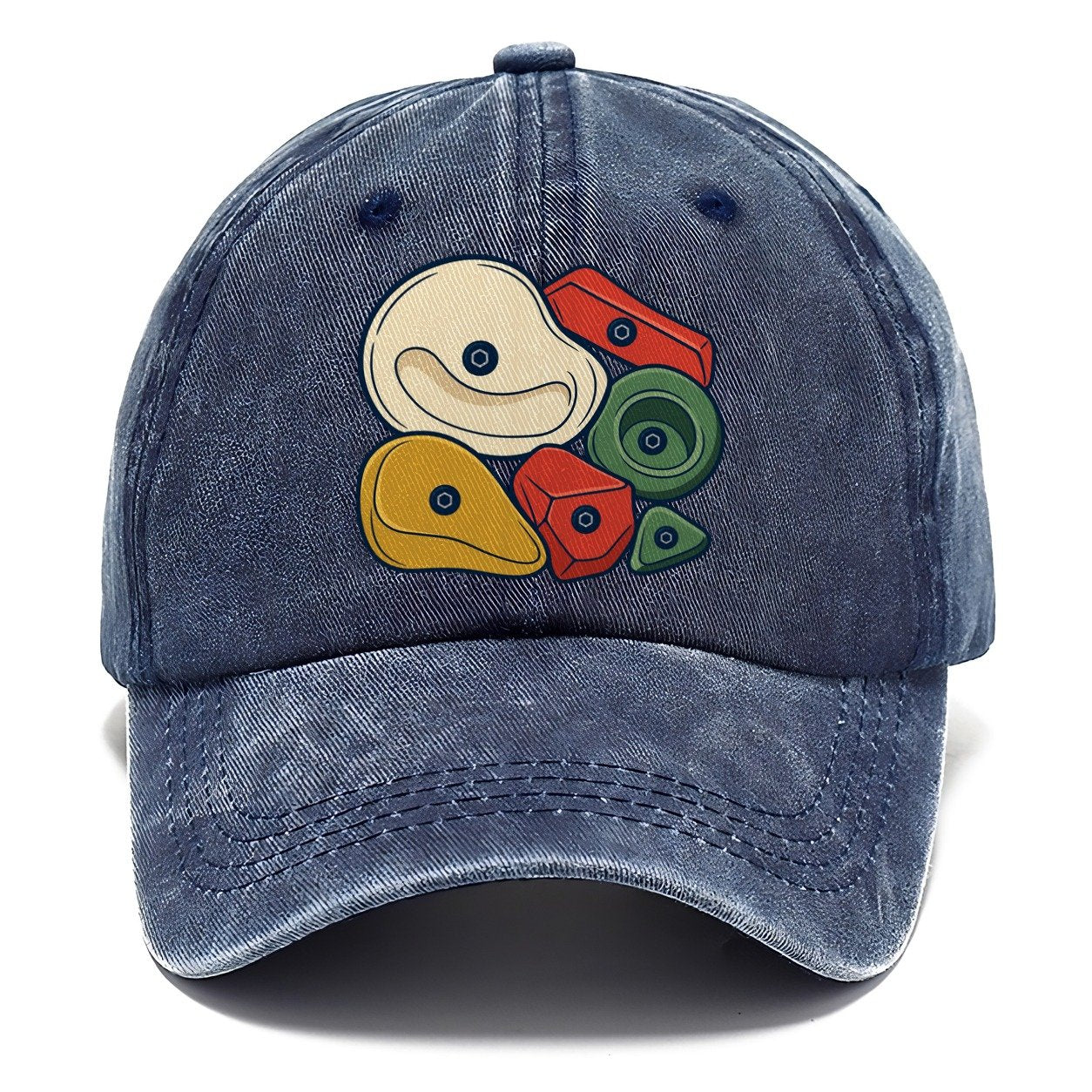 Hold Cluster Rock Climbing Classic Cap – Twilight Navy