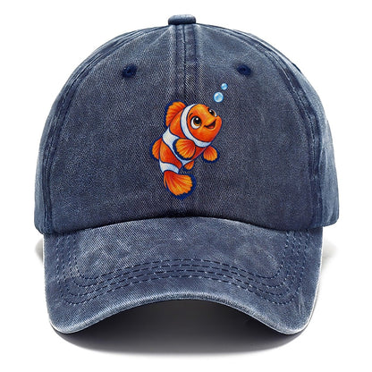 Clownfish Upward Flick Sea Sprite Classic Cap – Twilight Navy