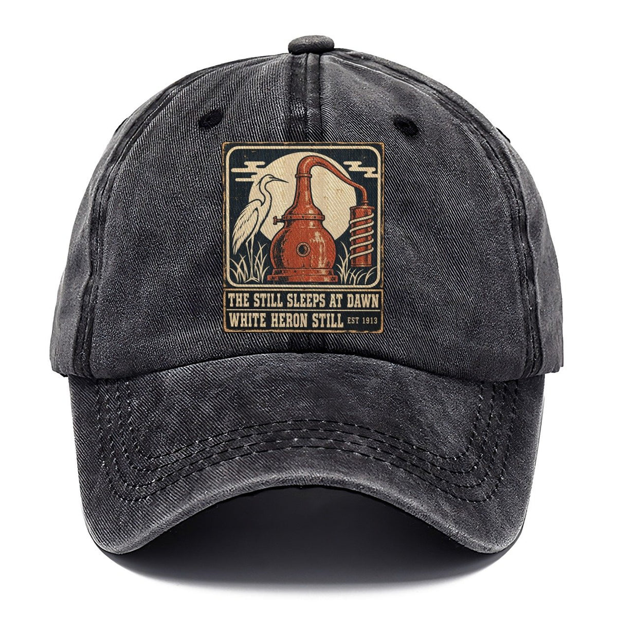 White Heron Still Izakaya Rules Classic Cap – Graphite