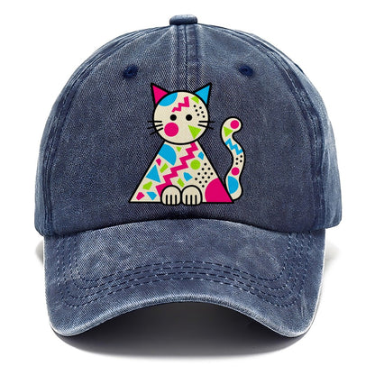 Triangle Cat Crazy Styles Classic Cap – Twilight Navy