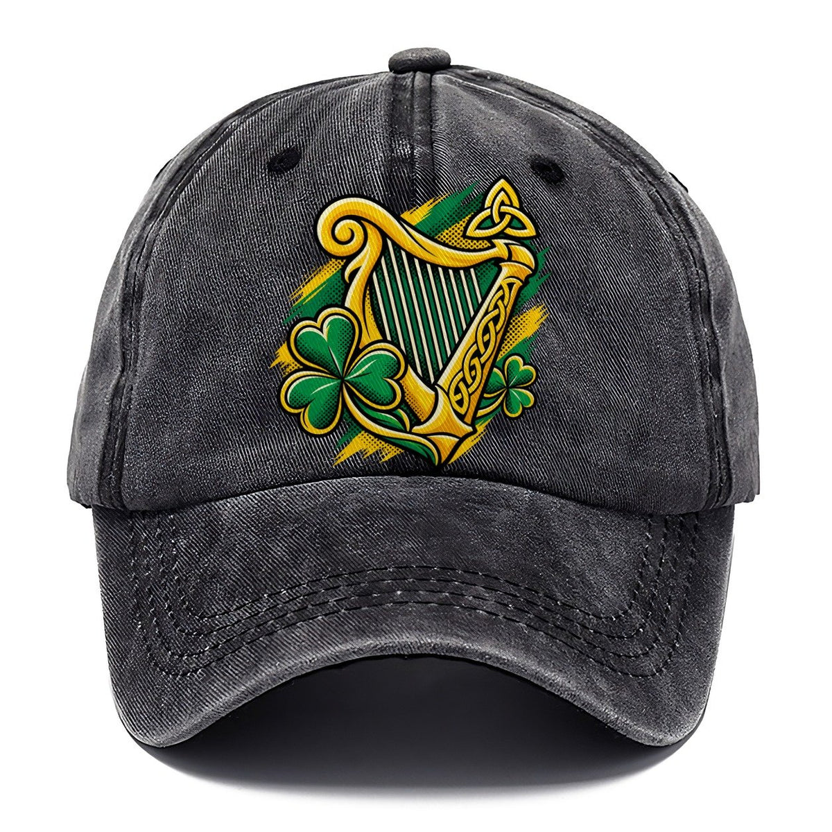 Ireland Pop Art Emblem Classic Cap – Graphite