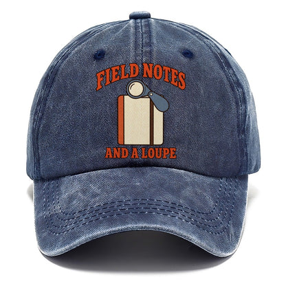Field Notebook And Loupe Rocks And Minerals Classic Cap – Twilight Navy