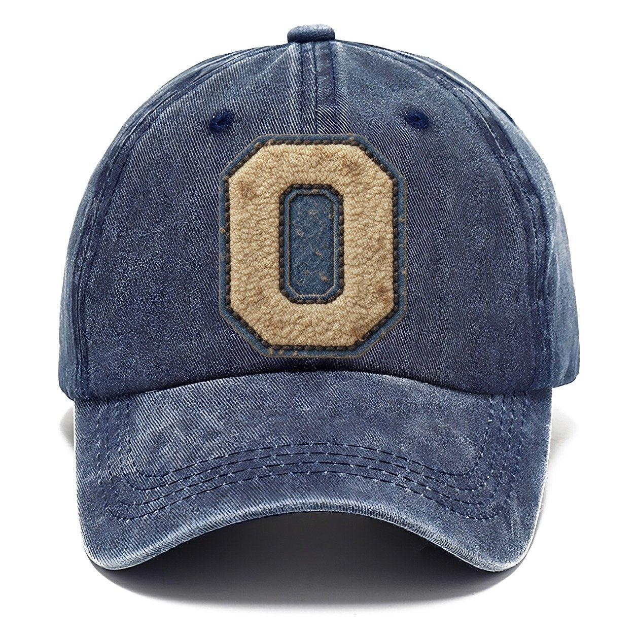 Varsity Chenille O Monogram Classic Cap – Twilight Navy