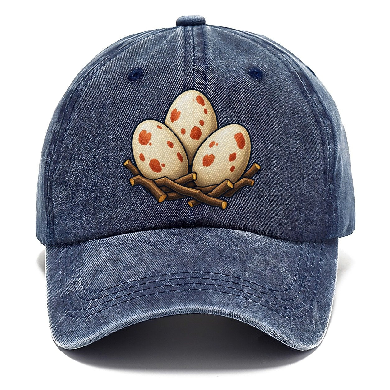Nest Of Three Eggs Birdwatching Classic Cap – Twilight Navy