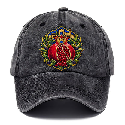 Pomegranate Emblem Jerusalem Classic Cap – Graphite