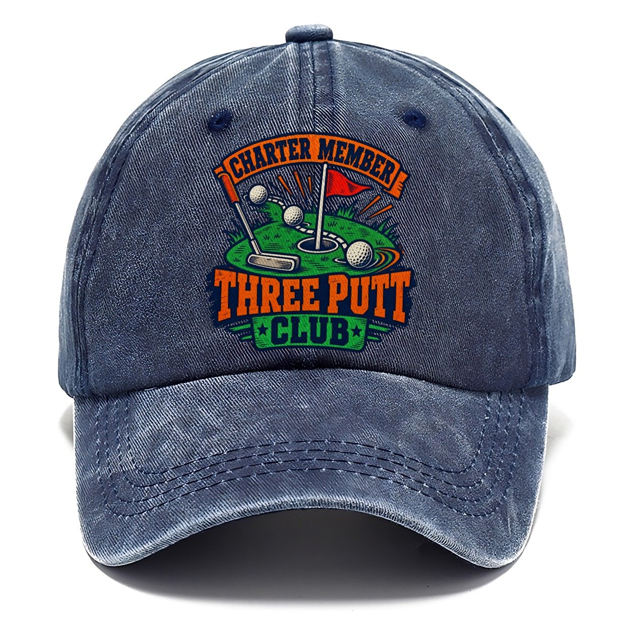 Three Putt Club Golf Life Classic Cap – Twilight Navy