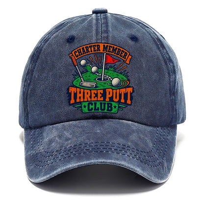 Three Putt Club Golf Life Classic Cap – Twilight Navy