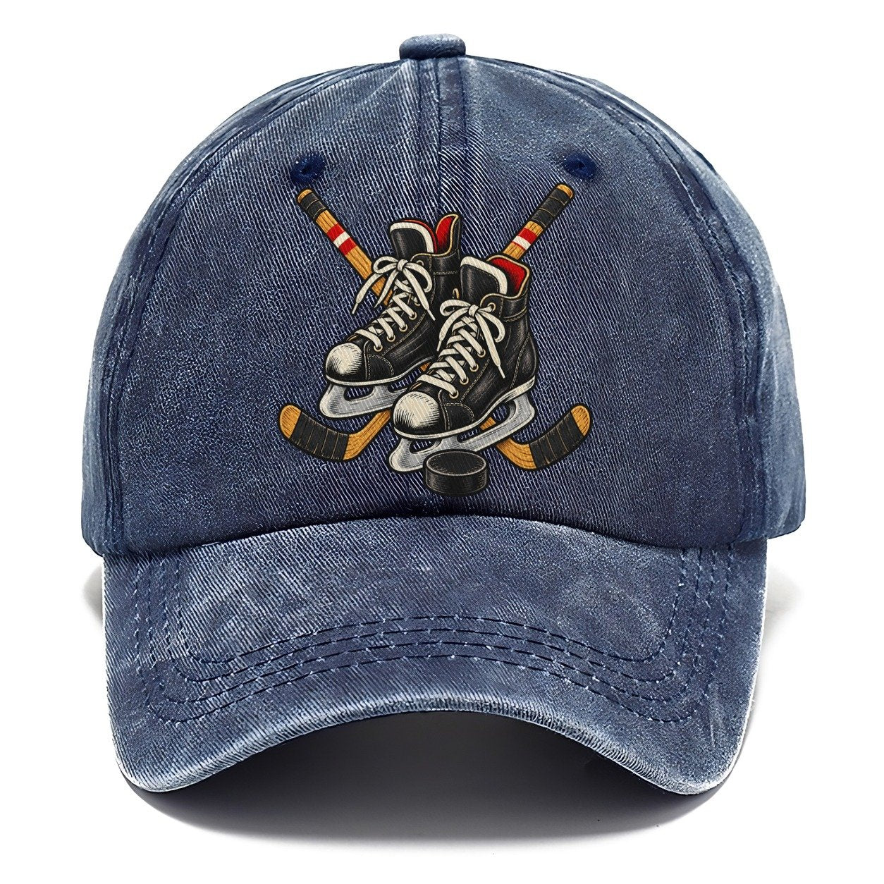 Backyard Hockey Skates Sticks And Puck Canada Cultural Icons Classic Cap – Twilight Navy