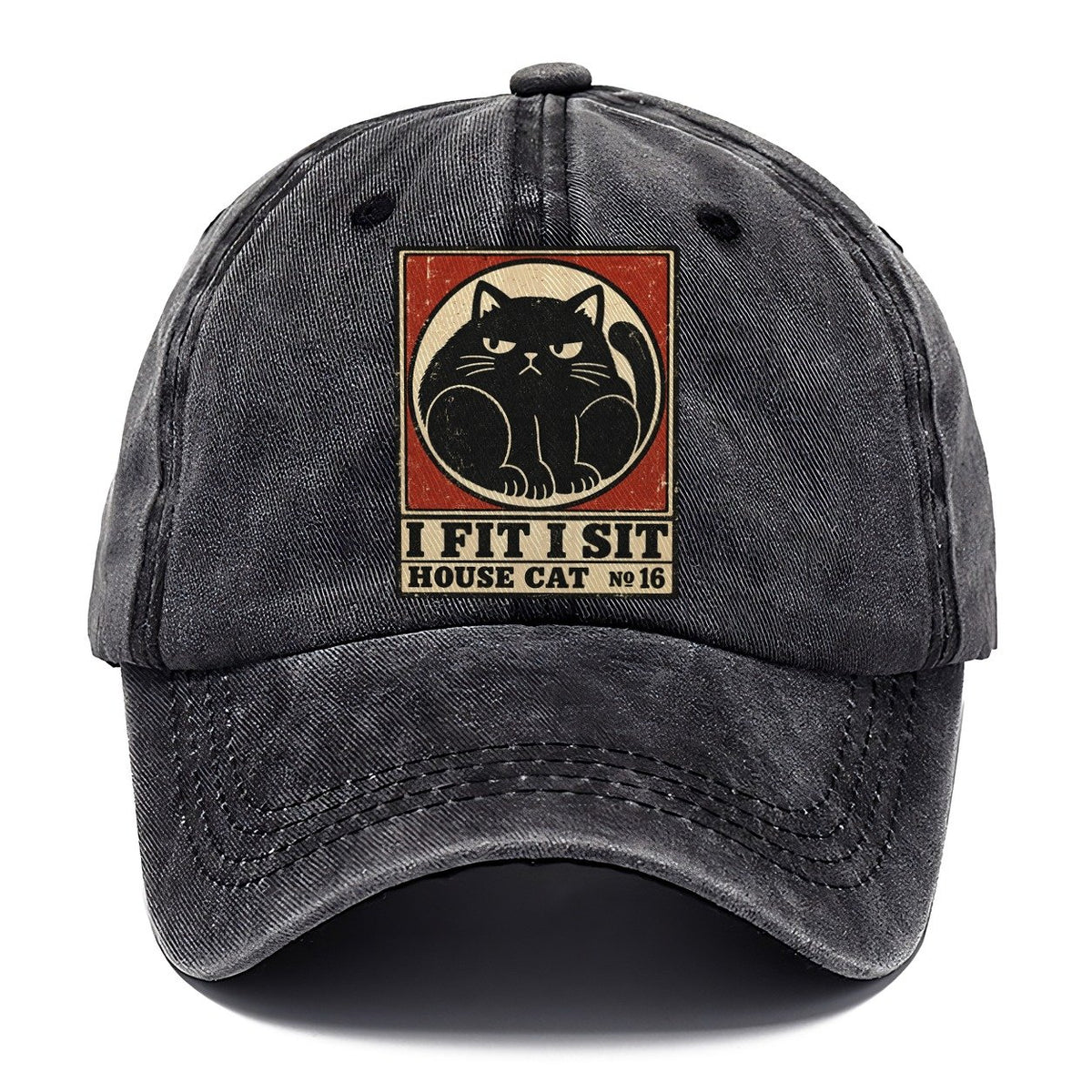 I Fit I Sit Neko Says No Classic Cap – Graphite
