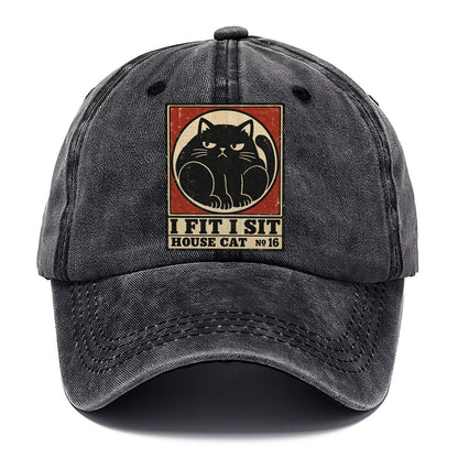 I Fit I Sit Neko Says No Classic Cap – Graphite