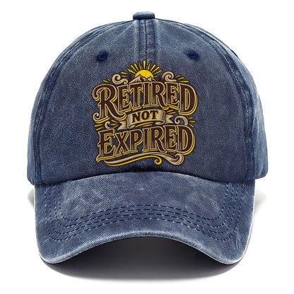 Retired Not Expired Retired Living Classic Cap – Twilight Navy