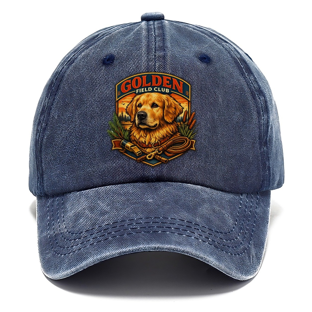 Golden Field Club Golf Classic Cap – Twilight Navy